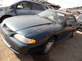 1995 FORD MUSTANG GT GREEN CONVERTIBLE 5.0L AT F17010